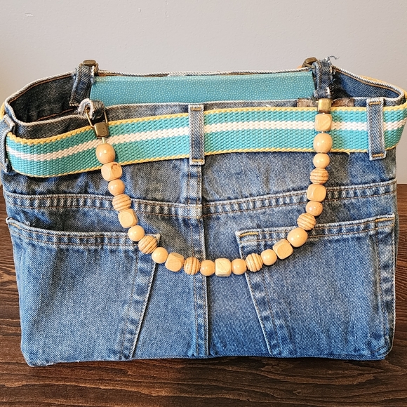 One of a kind adorable Jean purse - Picture 2 of 8